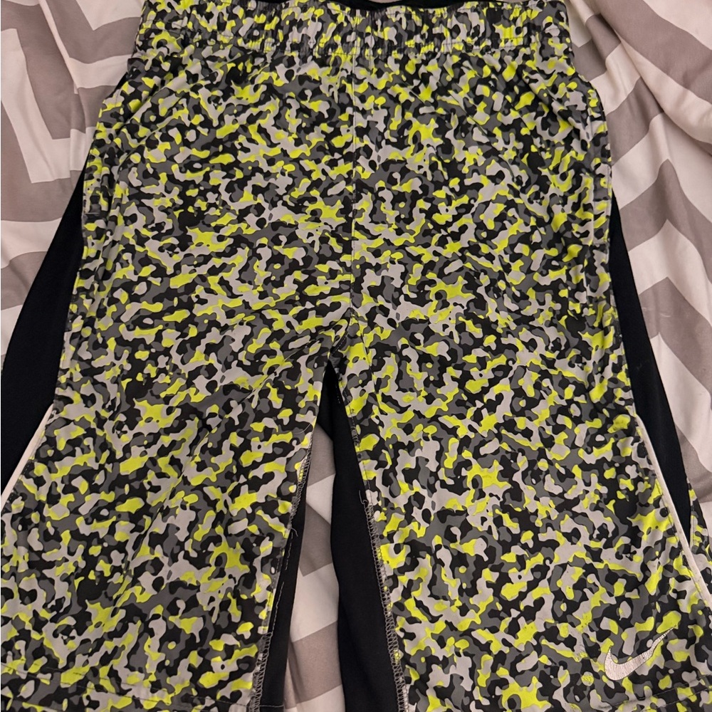 Nike Lime Camo Pants
